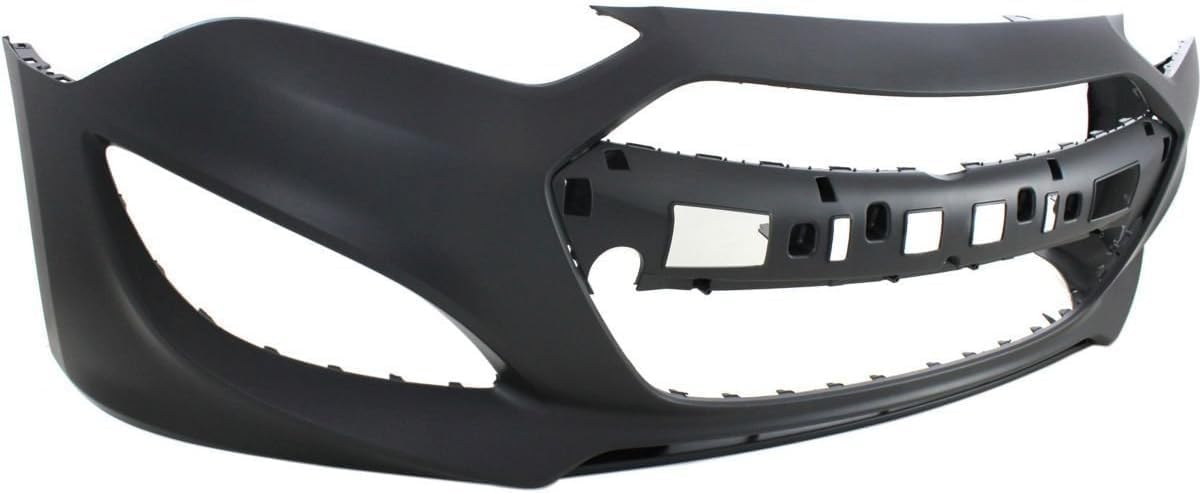Front Bumper Cover Primed Direct Replacement Compatible With 2013-2016 Hyundai Genesis HY1000197 865112M300