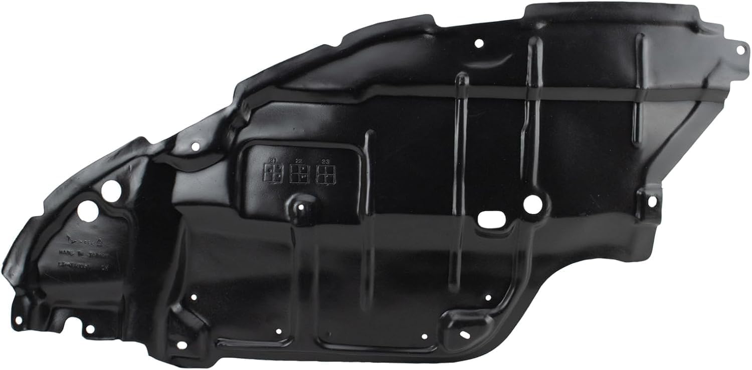 Set of 2 Front Engine Splash Shield Under Cover Plastic Left Driver & Right Passenger Side Direct Replacement Compatible with 2007-2010 Toyota Camry TO1228135 TO1228134