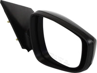 Front Power Mirror Manual Folding Heated Primed Right Passenger Side Direct Replacement Compatible With 2011-2013 Hyundai Elantra HY1321179 876203Y100