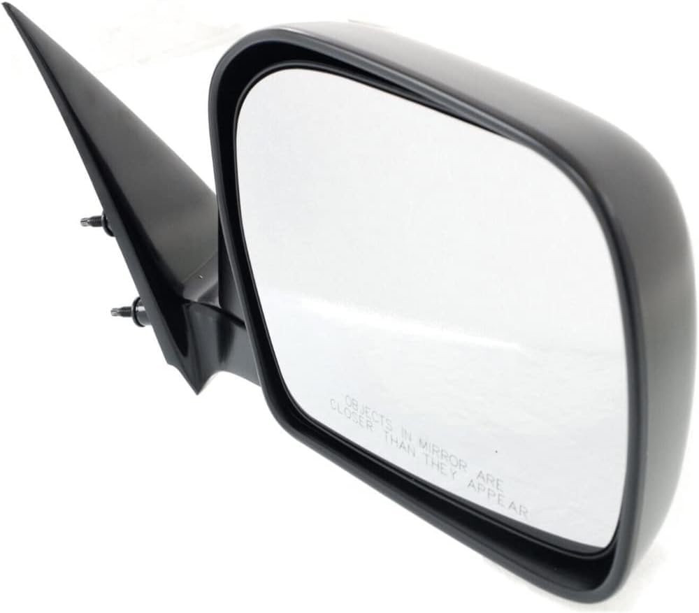 Front Mirror Manual Adjust Non-Heated Primed Right passenger Side Direct Replacement Compatible With 2000 Toyota Tacoma TO1321161 8791035560
