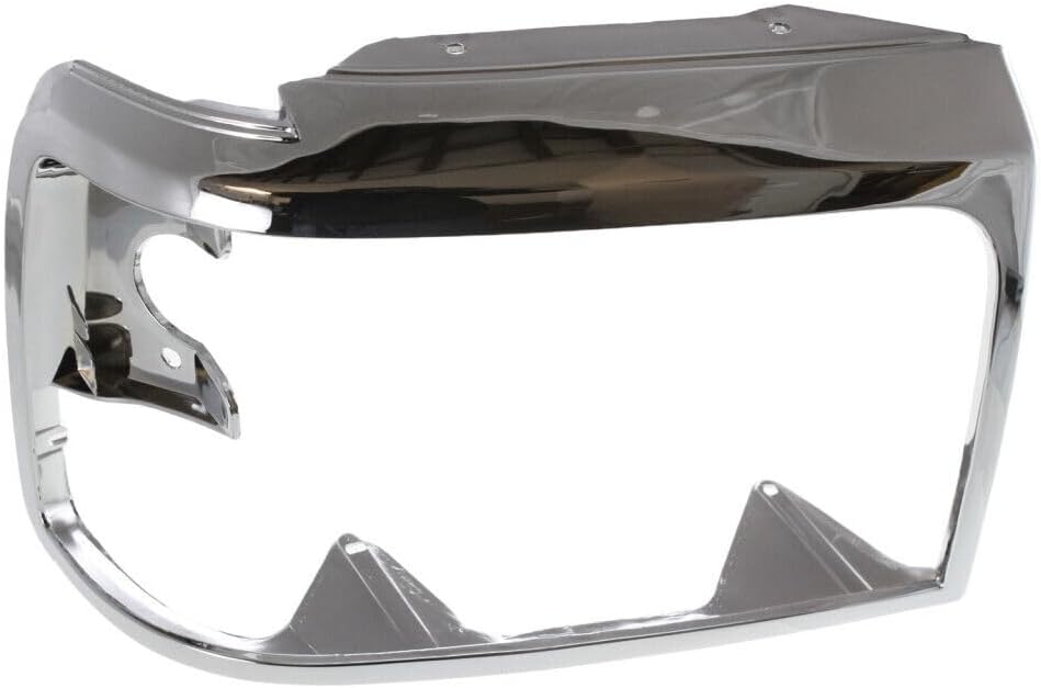 AUTOS PARTS PLUS Front Grille Chrome Shell & Plastic Insert + Bezels + Head Lamp + Signal & Corner Light Left Driver & Right Passenger Side Direct Replacement Compatible With 1992-1997 Ford F-Series