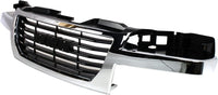 Front Grille Chrome Shell/Black Insert Direct Replacement Compatible With 2004-2012 GMC Canyon GM1200530 12335793