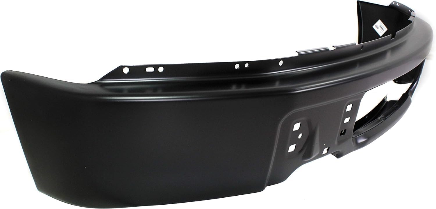 Front Bumper Face Bar Primed Steel Without Fog Light Holes Direct Replacement Compatible With 2009-2014 Ford F-150 FO1002414 9L3Z17757CPTM