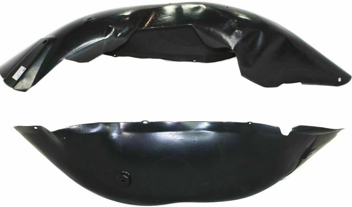 Set Of 2 Front Fender Liner Right Passenger & Left Driver Side Direct Replacement Compatible With 2007-2013 Chevrolet Silverado 1500 GM1249183 GM1248183 22779790 20953678