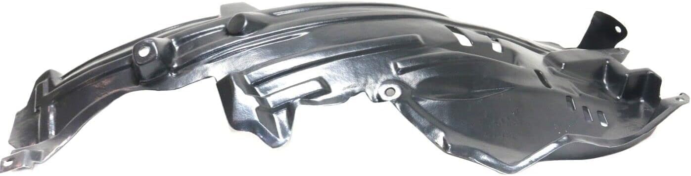 Set Of 2 Front Fender Liner Rear Section Left Driver & Right Passenger Side Direct Replacement Compatible With 2003-2007 Infiniti G35 IN1251105 IN1250105 63842AM800 63843AM800