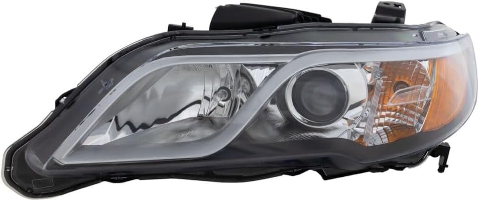 Front Head Light Assembly Halogen Left Driver Side Direct Replacement Compatible With 2013-2015 Acura RDX AC2502123 33150TX4A11