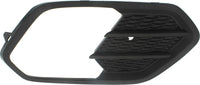 Front Fog Light Cover Textured Right Passenger Side Direct Replacement Compatible With 2017-2019 Ford Escape FO1039164 GJ5Z17K946AA