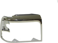 Front Grille + Header Panel + Head Light Door Bezels Left Driver & Right Passenger Side Direct Replacement Compatible With 1992-1997 Ford F-Series FO1220113 FO1200173 FO2513131