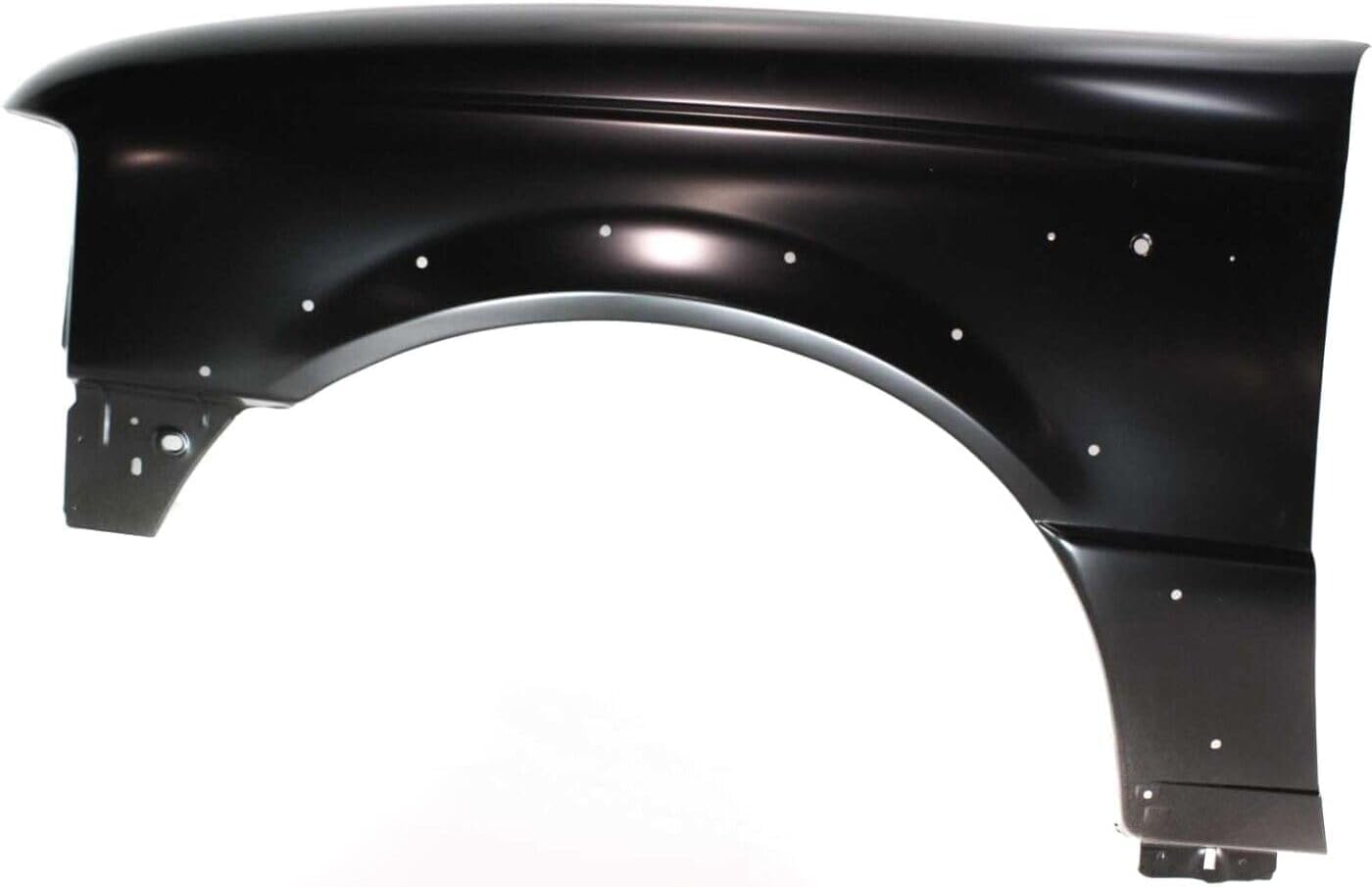Front Fender Primed Steel With Molding Holes Left Driver Side Direct Replacement Compatible With 1998-2003 Ford Ranger FO1240196 1L5Z16006CA