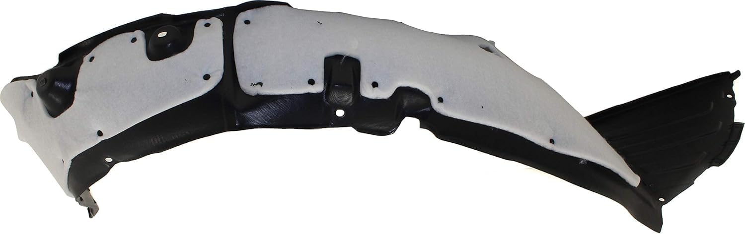 Front Fender Liner Right Passenger Side Direct Replacement Compatible With 2012-2014 Hyundai Azera HY1249166 868123V000