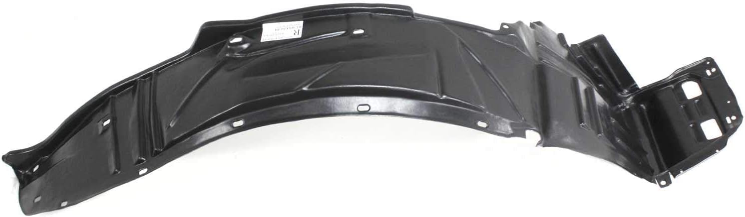 Front Fender Liner Right Passenger Side Direct Replacement Compatible with 2002-2004 Acura RSX AC1249105 74101S6M000