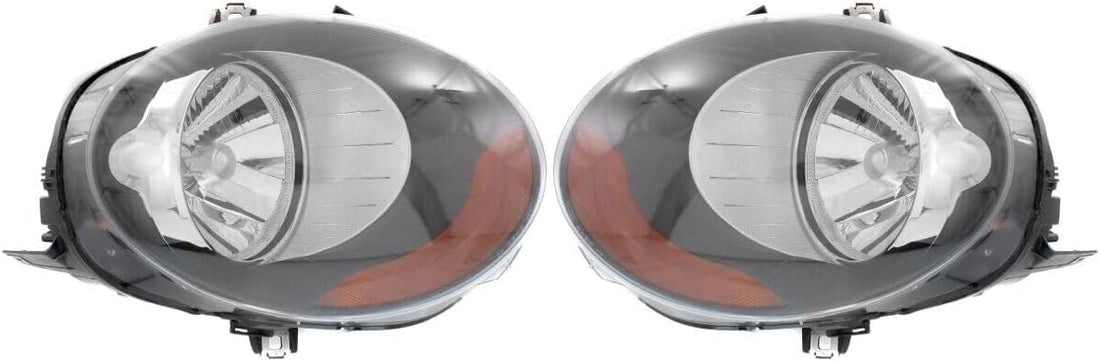 Set Of 2 Front Head Light Assembly Left Driver & Right Passenger Side Direct Replacement Compatible With 2014-2018 Mini Cooper / 2014-2019 Clubman 63117401600-PFM