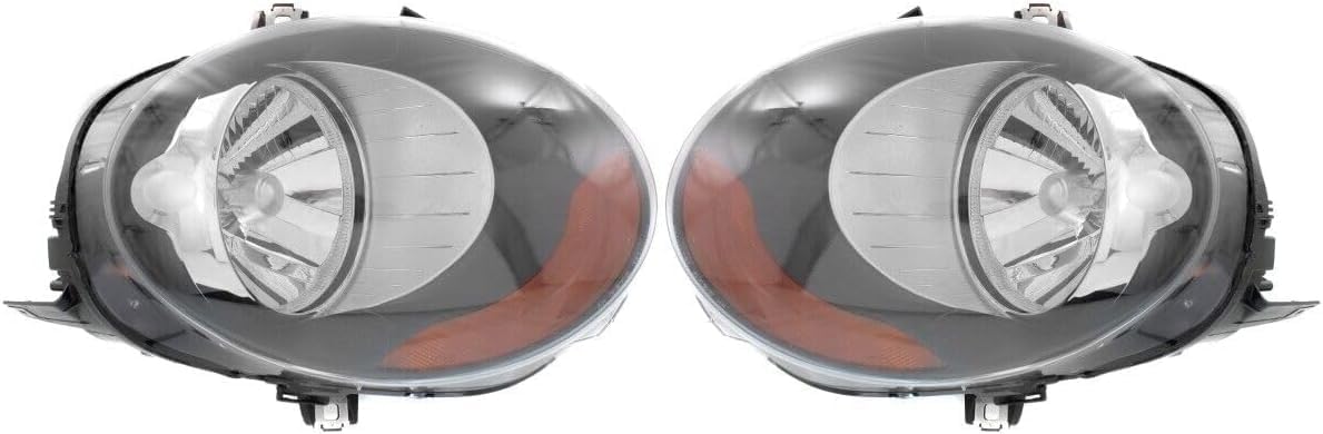 Set Of 2 Front Head Light Assembly Left Driver & Right Passenger Side Direct Replacement Compatible With 2014-2018 Mini Cooper / 2014-2019 Clubman 63117401600-PFM