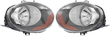 Set Of 2 Front Head Light Assembly Left Driver & Right Passenger Side Direct Replacement Compatible With 2014-2018 Mini Cooper / 2014-2019 Clubman 63117401600-PFM