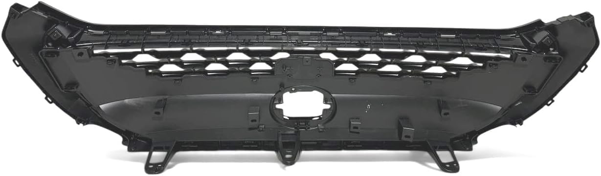 Front Bumper Cover Primed + Upper Grille Mesh Black + Headlight Assembly Left Driver & Right Passenger Side Direct Replacement Compatible With 2022-2023 Toyota Corolla Cross XLE
