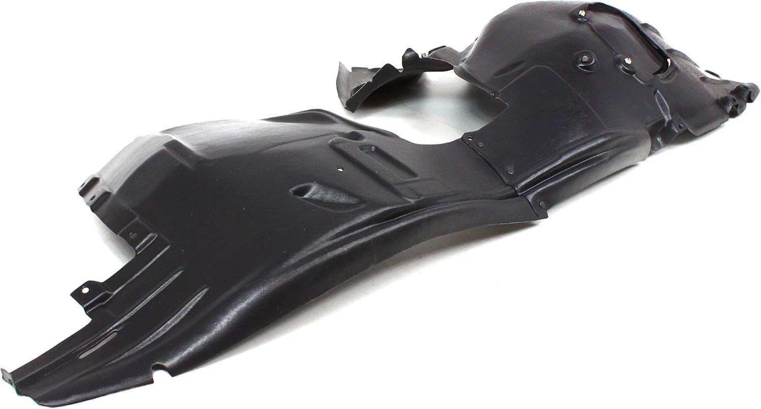 Front Section Fender Liner Right Passenger Side Direct Replacement Compatible With 2004-2007 BMW 6-Series BM1251123 51717009716