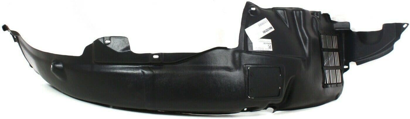 Front Fender Liner Right Passenger Side Direct Replacement Compatible With 2006-2010 Hyundai Azera HY1249112 868123L000