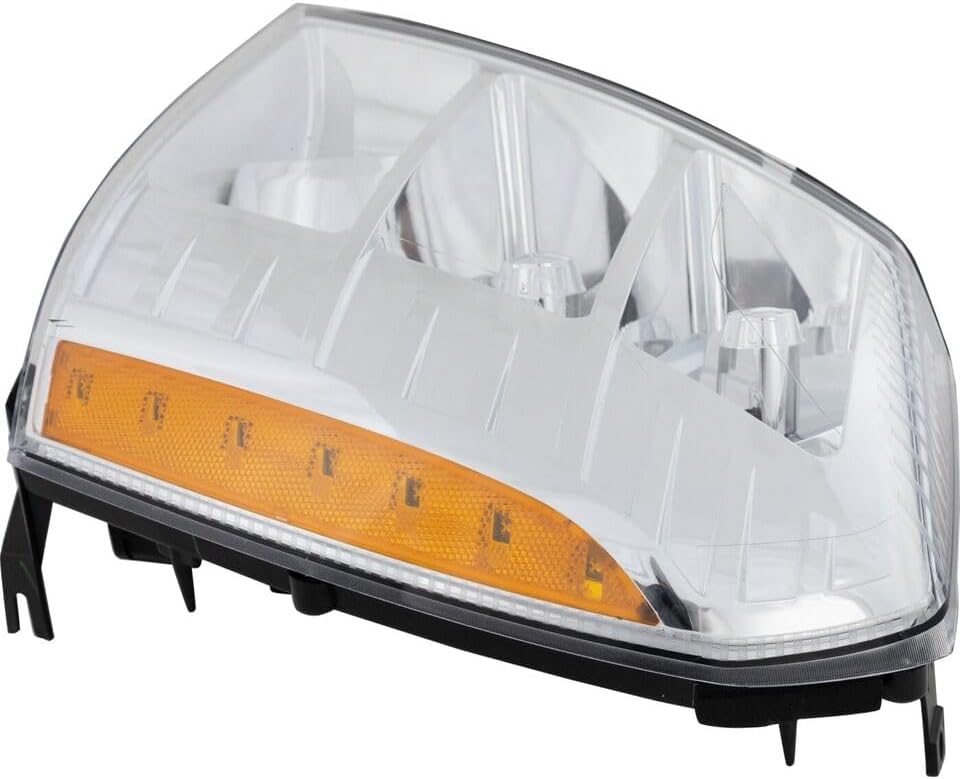 Front Head Light Assembly Left Driver Side Direct Replacement Compatible With 2007-2009 Cadillac Escalade GM2502291 25897648