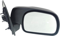 Front Power Mirror Manual Folding Non-Heated Textured Right Passenger Side Direct Replacement Compatible With 1999-2010 Ford F-Series Super Duty FO1321217 F81Z17682AAA