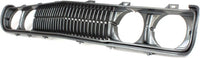 Front Grille Assembly Painted Silver Shell And Insert Plastic With Molding Direct Replacement Compatible With 1972-1979 Nissan 620 NI1200103 F2301B9501