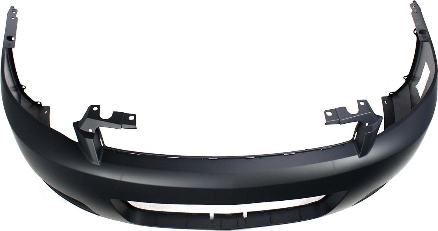 Front Bumper Cover Primed Without Fog Light Holes Direct Replacement Compatible With 2006-2013 Chevrolet Impala / 2014-2016 Limited GM1000763 89025047