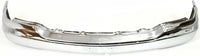 AUTOS PARTS PLUS Front Bumper Chrome Steel + Face Bar Trim Cap Primed Direct Replacement Compatible With 1999-2002 GMC Sierra / 2000-2006 Yukon 1500 2500 GM1002835 GM1051104 15758072-PFM 89026801