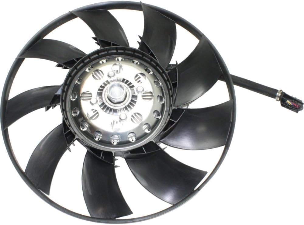 Front Clutch Radiator Cooling Fan Direct Replacement Compatible With 2006-2009 Land Rover Range Rover LR025955