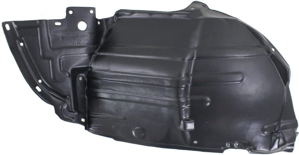 Front Fender Liner Left Driver Side Direct Replacement Compatible With 2003-2004 Infiniti G35 IN1248102 63845AM600