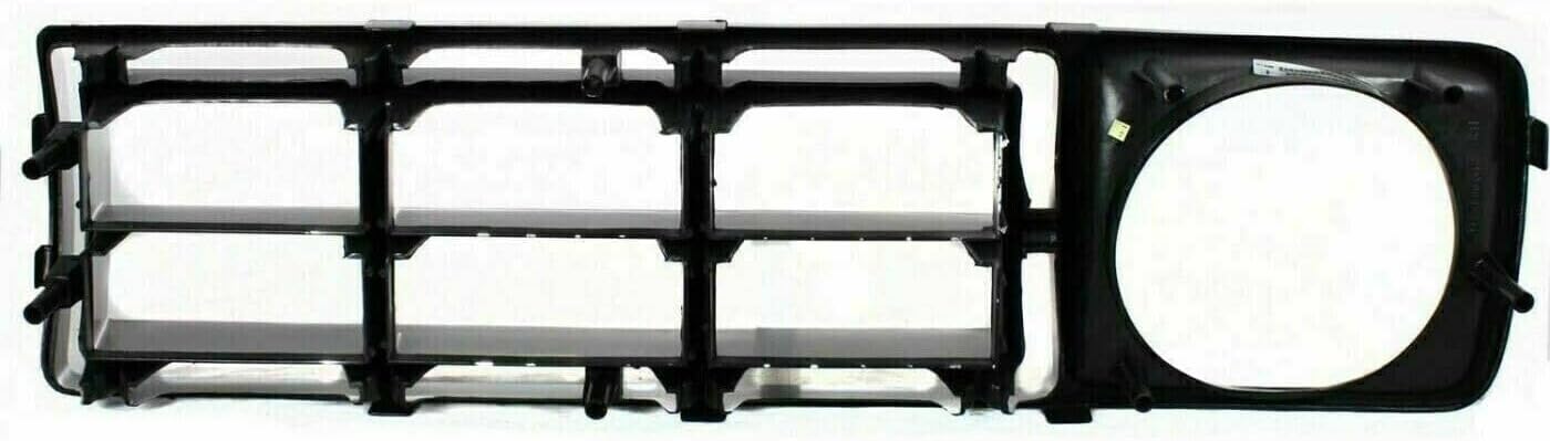 Set Of 2 Front Argent Grille Chrome Plastic Left Driver & Right Passenger Side Direct Replacement Compatible With 1976-1977 Ford F-Series FO1200106 FO1200107 D6TZ8150A D6TZ8151A ‎