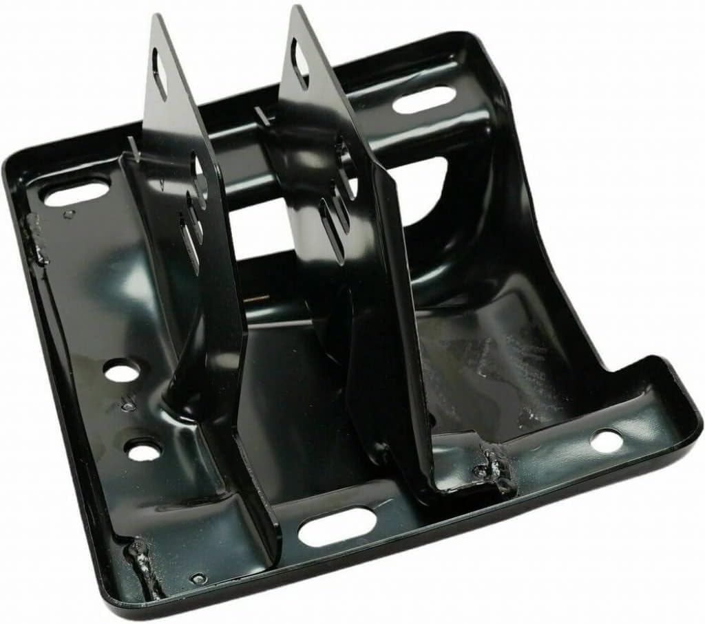 Front Bumper Bracket Steel Without Tow Hook Holes Left Driver Side Direct Replacement Compatible With 2003-2018 Dodge Ram 2500 3500 CH1066135 CH1042107 55077315AI 68196251AA