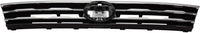 Front Grille Assembly Primed With Chrome Frame Plastic Direct Replacement Compatible With 2018-2021 Volkswagen Tiguan VW1200172 5NN853651DZLL