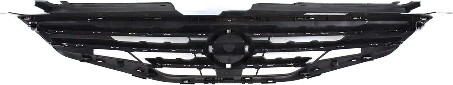 Front Grille Chrome Shell & Primed Insert Direct Replacement Compatible With 2010-2012 Nissan Altima NI1200236 62070ZX00A