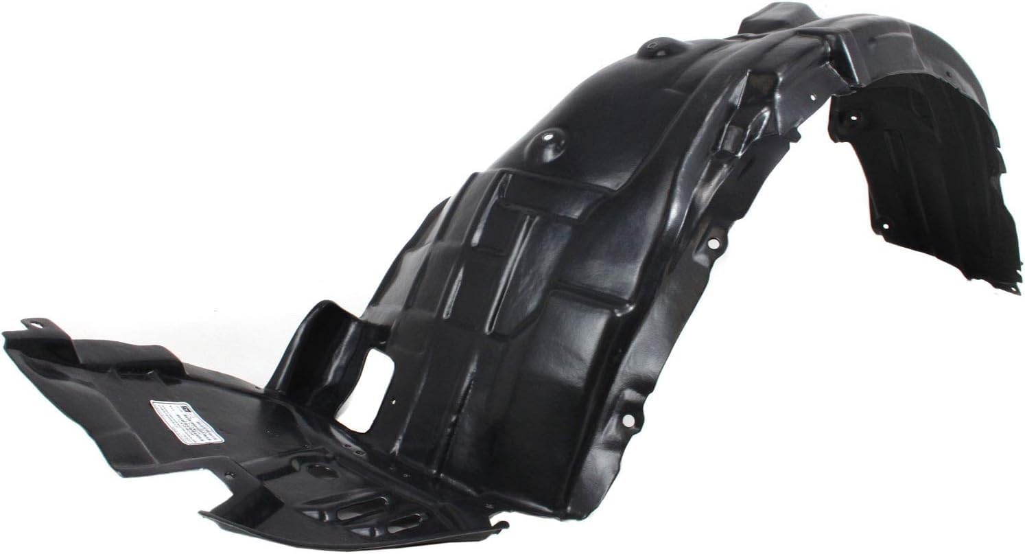 Front Inner Fender Liner Left Driver Side Direct Replacement Compatible With 2008-2011 Lexus GS350 / GS450H / GS460 LX1248106 5380630150