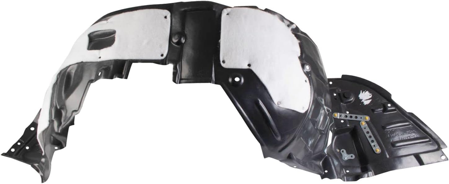 Front Fender Liner Left Driver Side Direct Replacement Compatible With 2013-2017 Lexus LS460 LX1248132 5380650080