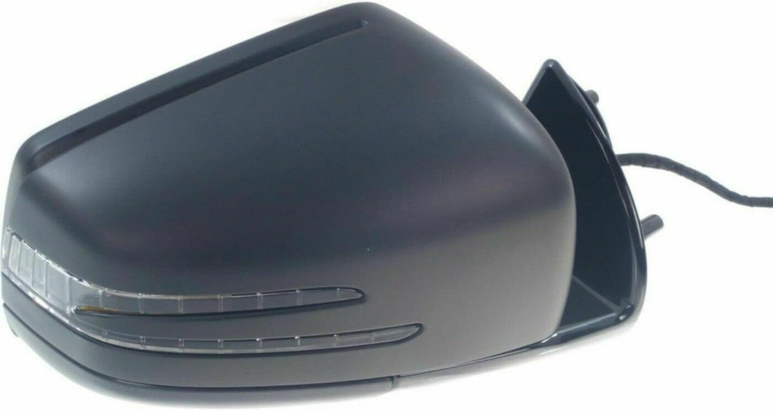 Front Power Mirror Folding Heated Primed With Memory/Puddle and Signal Light Right Side Direct Replacement Compatible With 2011-2012 Mercedes Benz ML-Class/GL-Class 1648104693