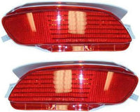 Set Of 2 Rear Side Marker Lamp Assembly Plastic Left Driver & Right Passenger Side Direct Replacement Compatible With 2007-2009 Lexus RX350 / 2004-2006 RX330 LX2861102 LX2860102