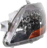 Set Of 2 Front Headlight Lens And Housing Right Passenger & Left Driver Side Direct Replacement Compatible With 2007-2011 Toyota Yaris TO2518120 TO2519120 8117052A80 8113052A90