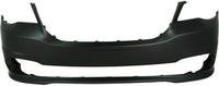 Front Bumper Cover Primed With Fog Light Holes + Lower Grille Textured Gray Direct Replacement Compatible With 2011-2020 Dodge Grand Caravan CH1000A02 CH1036115 68088966AA 68100690AA