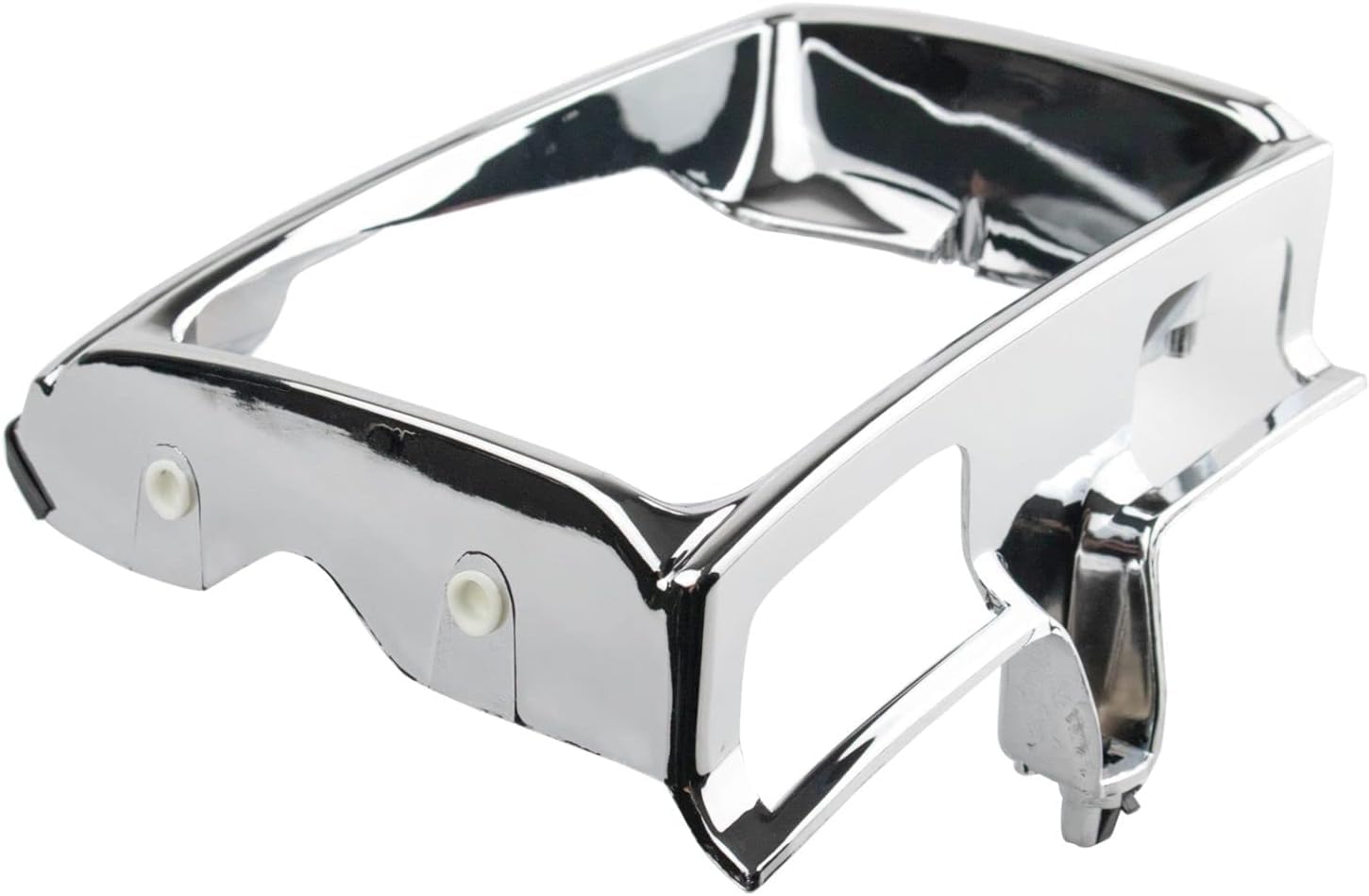Set Of 2 Front Headlight Door Bezel Chrome Left Driver & Right Passenger Side Direct Replacement Compatible With 1989-1991 Toyota Pickup TO2513113 TO2512111 5313189121 5313289120