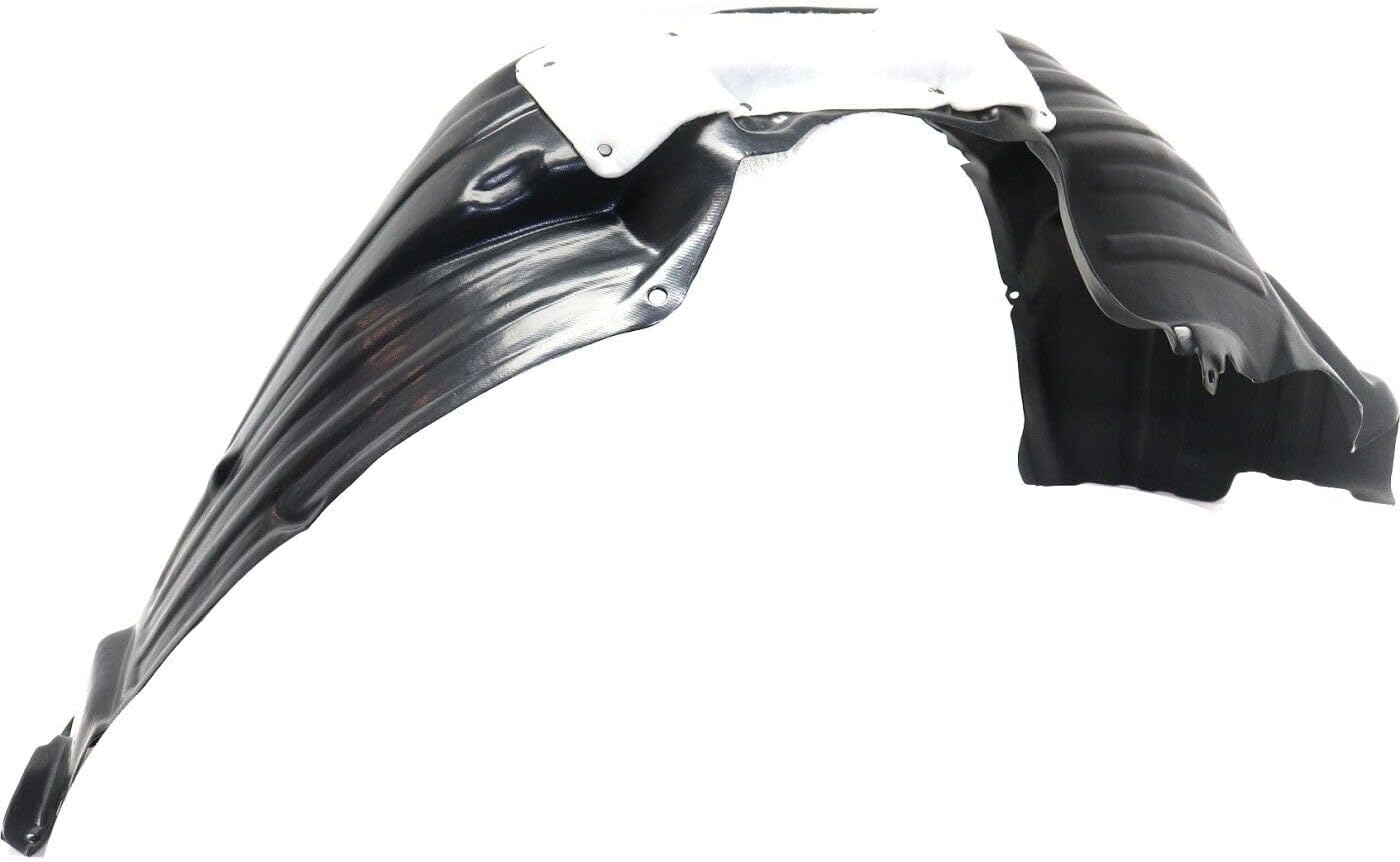 Front Fender Liner With Insulation Foam & Extension Sheet Left Driver Side Direct Replacement Compatible With 2011-2020 Toyota Sienna TO1248167 TO1248230 5380608020 5380608040