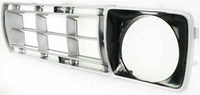 Set Of 2 Front Argent Grille Chrome Plastic Left Driver & Right Passenger Side Direct Replacement Compatible With 1976-1977 Ford F-Series FO1200106 FO1200107 D6TZ8150A D6TZ8151A ‎