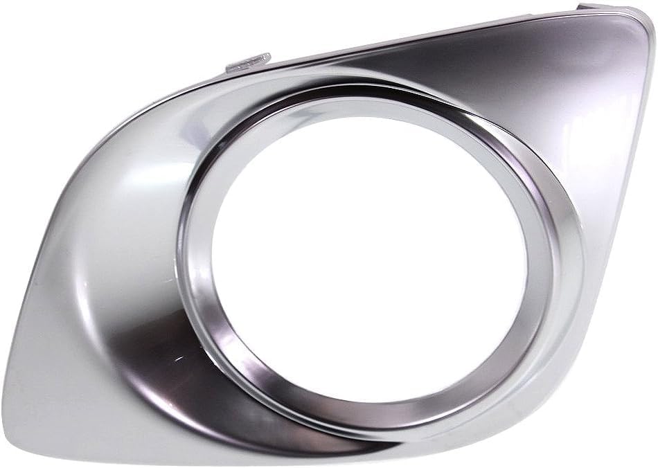 Front Fog Light Molding Chrome Left Driver Side Direct Replacement Compatible With 2009-2012 Toyota Venza TO1038133 521280T010