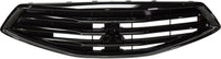 Front Grille Black Shell And Insert Plastic Direct Replacement Compatible With 2017-2019 Mitsubishi Mirage MI1200270 6402A377