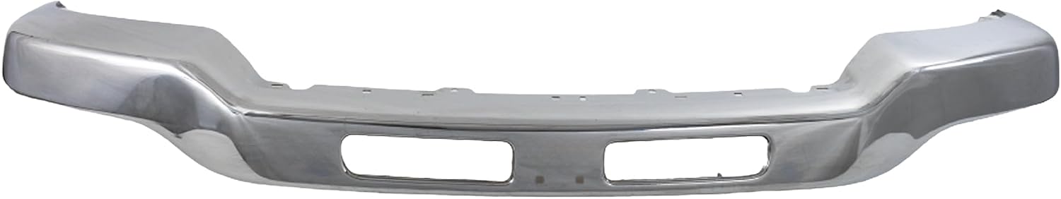 AUTOS PARTS PLUS New Front Bumper Face Bar Chrome Without Bracket Direct Replacement For GMC Sierra 1500 2500HD 3500 2003-2006 15098990 GM1002418