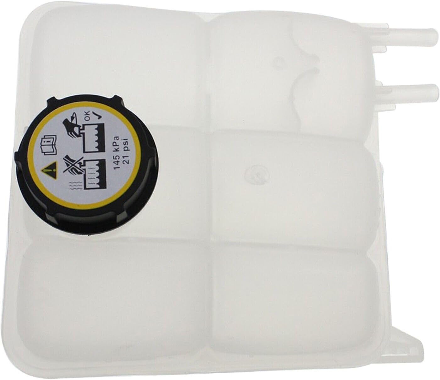 Front Coolant Reservoir Tank With Cap Direct Replacement Compatible With 2004-2013 Mazda 3 MA3014111 LF8B15350B-PFM