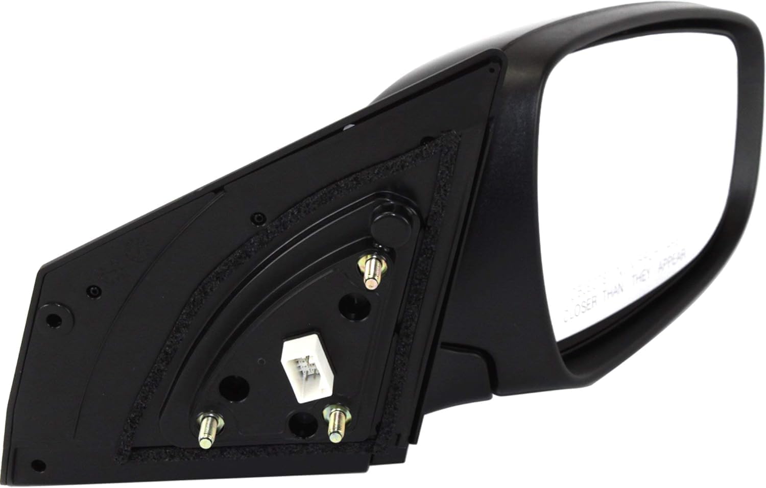 Front Power Mirror Manual Folding Heated Primed Right Passenger Side Direct Replacement Compatible With 2011-2013 Hyundai Elantra HY1321179 876203Y100