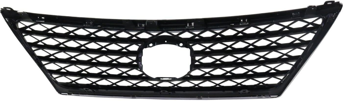Front Grille Chrome Shell And Painted Gray Insert Plastic Direct Replacement Compatible With 2010-2012 Lexus LS460 LX1200176 5310050903