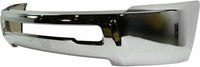 AUTOS PARTS PLUS Front Bumper Chrome Steel Without Fog Light Holes Direct Replacement Compatible With 2010-2018 Dodge Ram 2500 3500 CH1002391 68045699AB