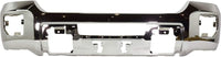 AUTOS PARTS PLUS Front Bumper Chrome Steel Direct Replacement Compatible With 2015-2019 GMC Sierra 2500HD 3500HD GM1002855 23178907