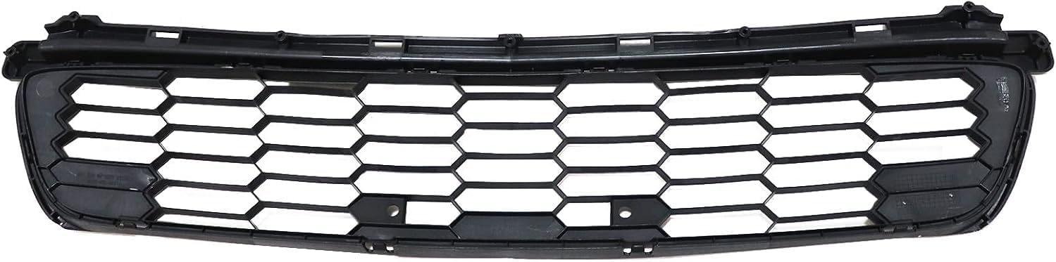 Front Bumper Cover Primed Plastic + Lower Grille + Fog Light Left Driver & Right Passenger Side Direct Replacement Compatible With 2011-2014 Acura TSX